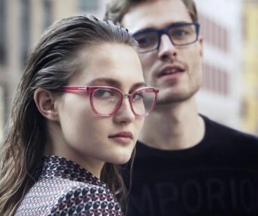 Two Person Wearing Glasses
