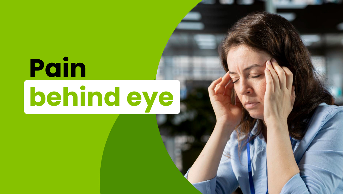 pain behind eye